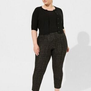pull on pencil skinny studio Lux Ponte pant NWT